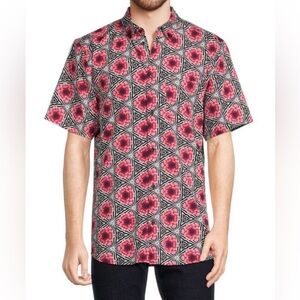 Wesc Oden Floral Print Button-Down Shirt – Men’s Large – Like New